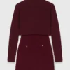 2-in-1 gebreide mini-jurk