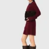 2-in-1 gebreide mini-jurk