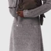 2-in-1 gebreide mini-jurk