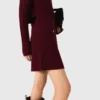 2-in-1 gebreide mini-jurk