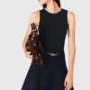 2-in-1 jurk met tweed-effect
