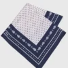 60×60 zijden bandana met print