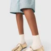Ballerina’s van metallic leer