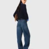 Ballonjeans met martingale