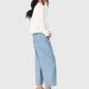Ballonjeans met textuur