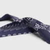 Bedrukte scrunchie met twill