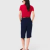 Bermudashort van linnenmix