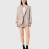 Blazer met strepen van strass