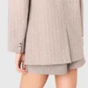 Blazer met strepen van strass