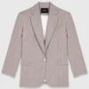 Blazer met strepen van strass