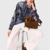 Blouse met bandana-print