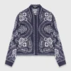 Blouse met bandana-print