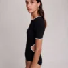 Bodysuit met open breiwerk