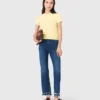 Bootcut-jeans met kralen