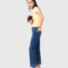 Bootcut-jeans met kralen