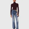 Bootcut-jeans met zakken met rits