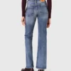 Bootcut-jeans met zakken met rits