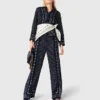Broek met bandana-print