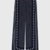 Broek met bandana-print