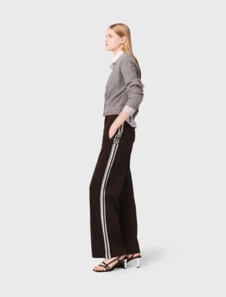 Broek met rechte strepen
