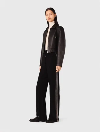 Broek met strassband