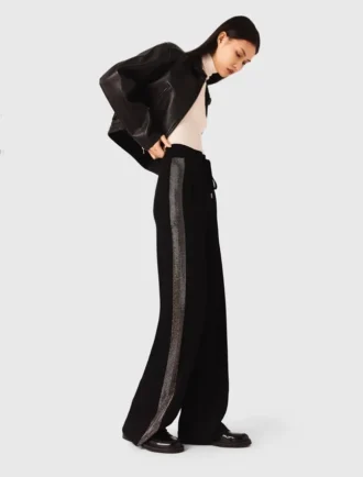 Broek met strassband