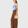 Broek van linnenmix