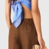 Broek van linnenmix