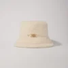 Buckethoed van imitatiebont
