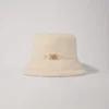 Buckethoed van imitatiebont