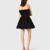 Bustierjurk van tule en organza