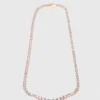 Cascade diamanté ketting