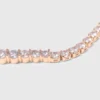 Cascade diamanté ketting