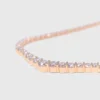 Cascade diamanté ketting