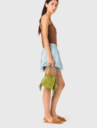 Chambray ballonrokje