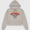 Cropped sweatshirt met geborduurd logo