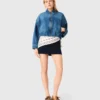 Denim bomberjack