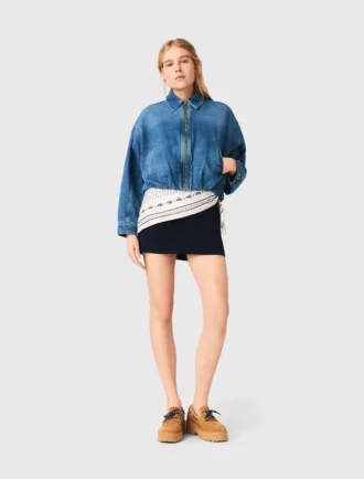 Denim bomberjack