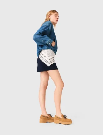 Denim bomberjack