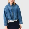 Denim bomberjack