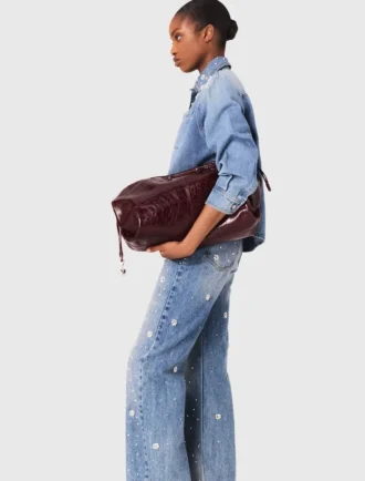 Denim overhemdjas