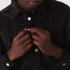 Denim shirt met strass