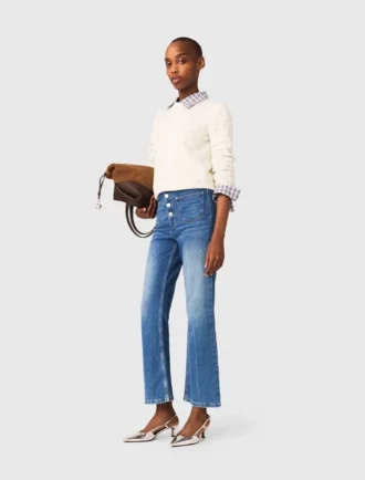 Denimjeans met zakken