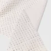 Driehoekige sjaal van wol met strass