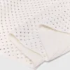 Driehoekige sjaal van wol met strass