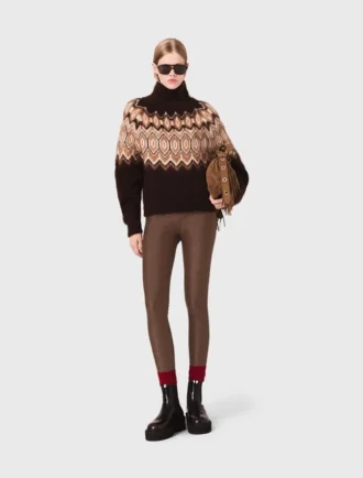 Fair Isle-trui met hoge hals