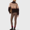 Fair Isle-trui met hoge hals