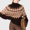 Fair Isle-trui met hoge hals