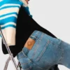 Flared jeans met ketting
