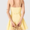 Flared jurk met bandjes